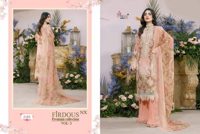 Shree Firdous Premium Collection 3 Nx Fancy Designer Ethnic Wear Pakistani Salwar Kameez